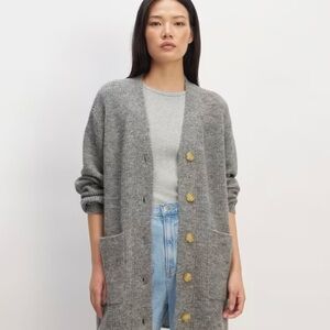 Everlane Oversized Alpaca Pocket Cardigan